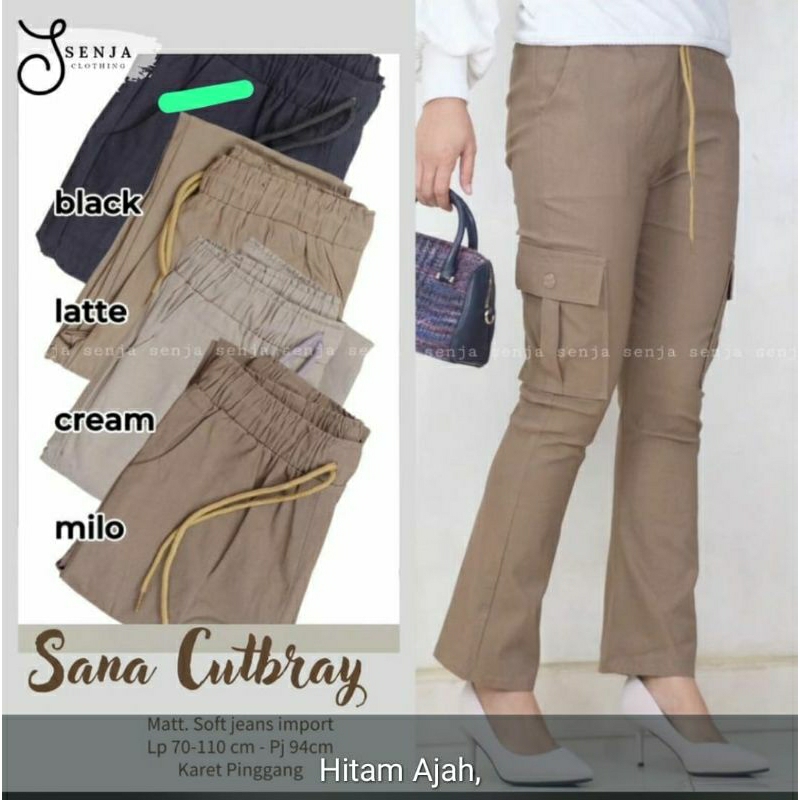 Clothing Sana Cutbray Celana Jeans Soft Matt Lp 70-110 cm - Pj 94cm