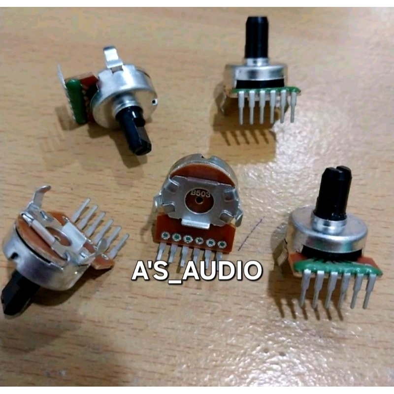 potensio polytron 50K as pendek 6pin b503 kaki tekuk.1pcs