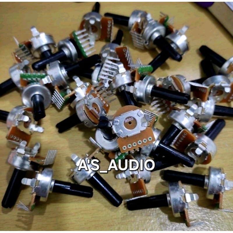 potensio polytron B503 as panjang 6pin kaki tekuk.1pcs