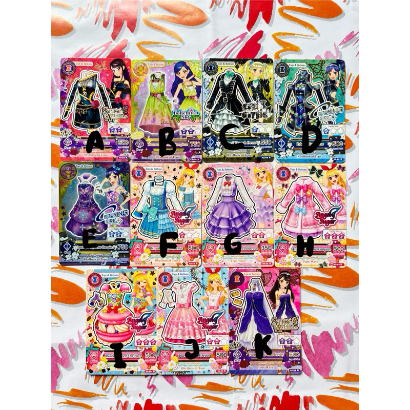 Kartu Aikatsu Dress Rare Campaign Satuan Angely Sugar Futuring Girl Vivid Kiss Bohemian Sky Loli Got