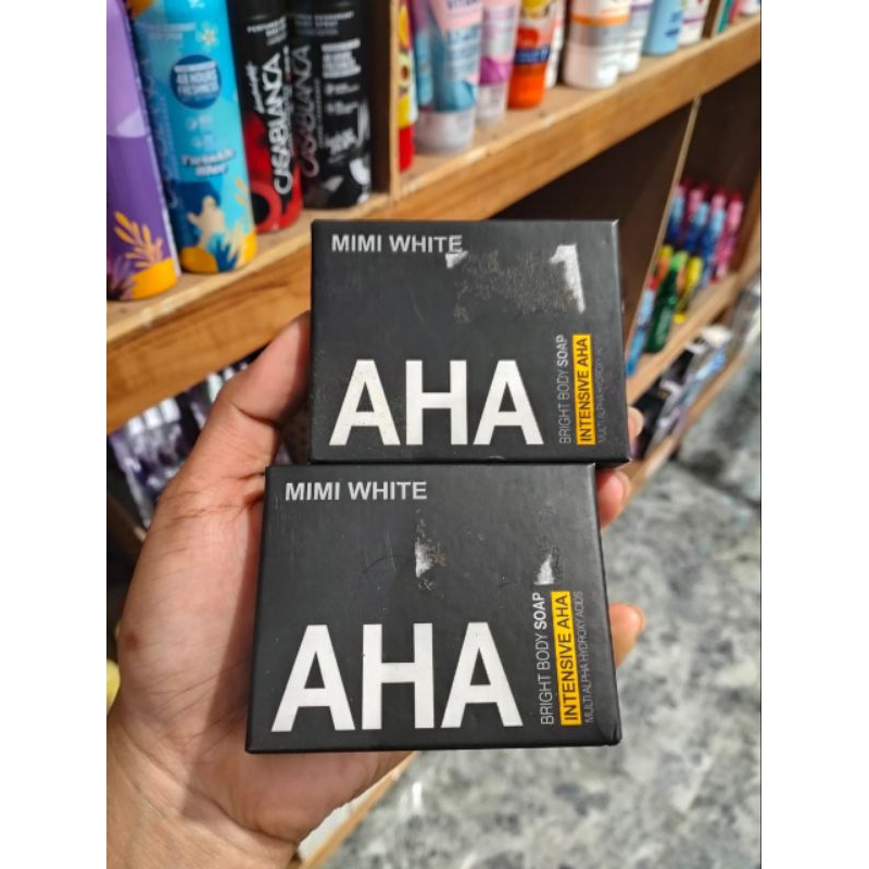 (1pcs) sabun aha Mimi white intensive aha