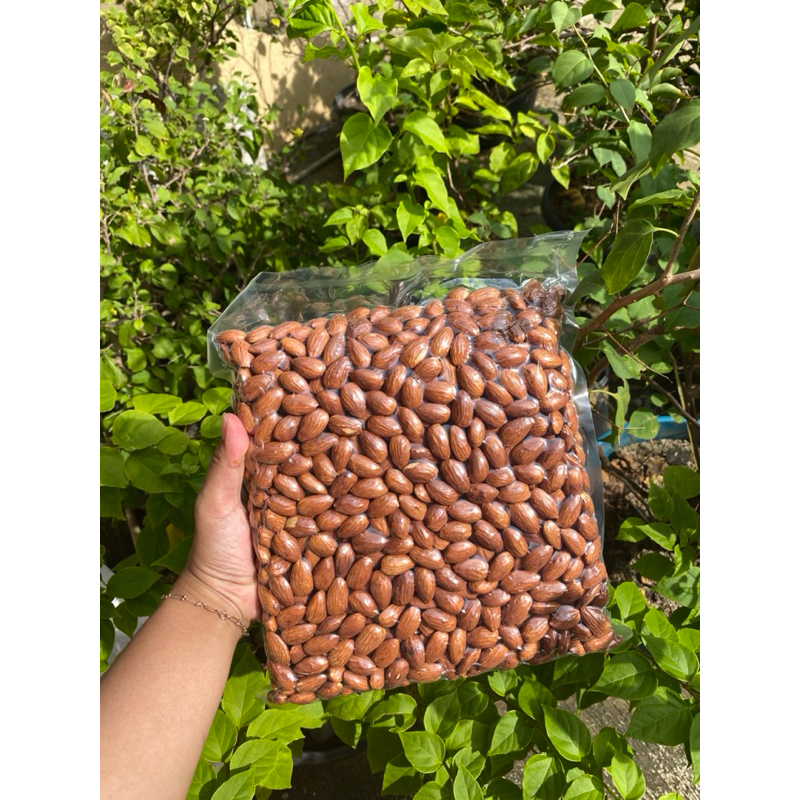 1 KG KACANG ALMOND PANGGANG ROASTED SIAP DI MAKAN