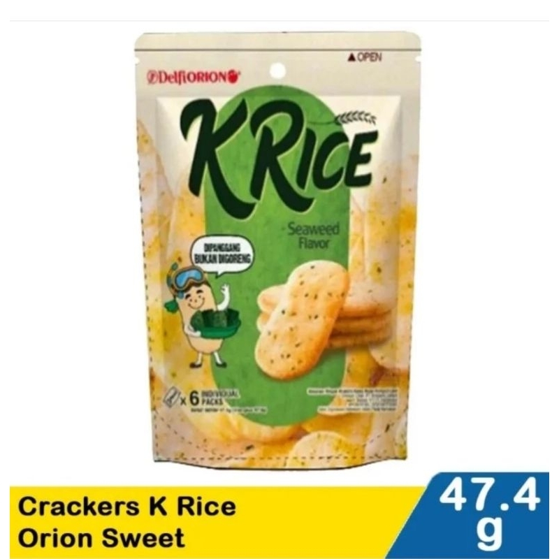 

Delfi Crackers K Rice Orion Seaweed