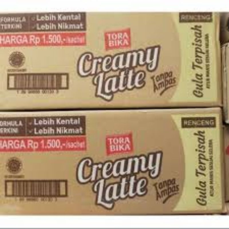 

torabika creamy lattte120 sachet