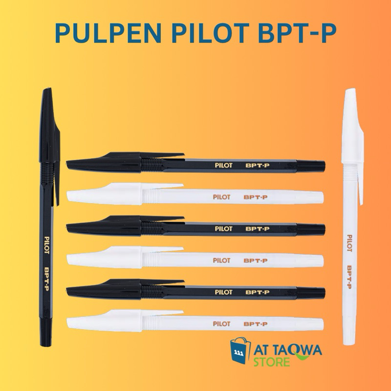 

Pulpen PILOT BPT-P Tinta Hitam Barrel Putih Per 1 PCS