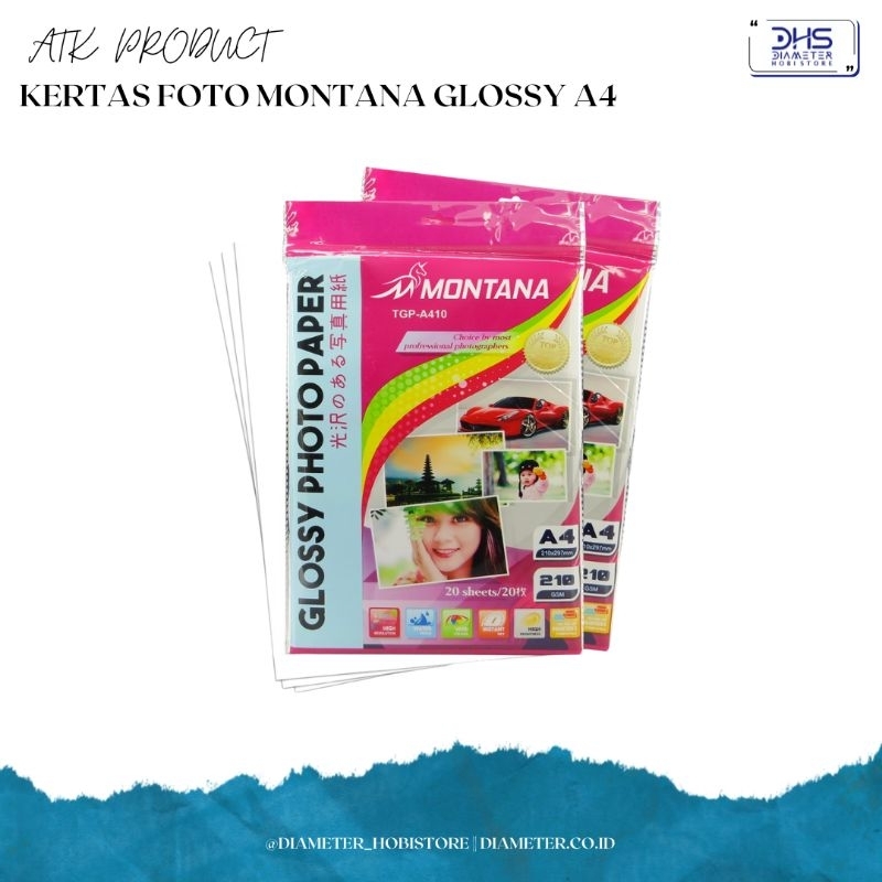 Kertas Foto Montana Glossy A4