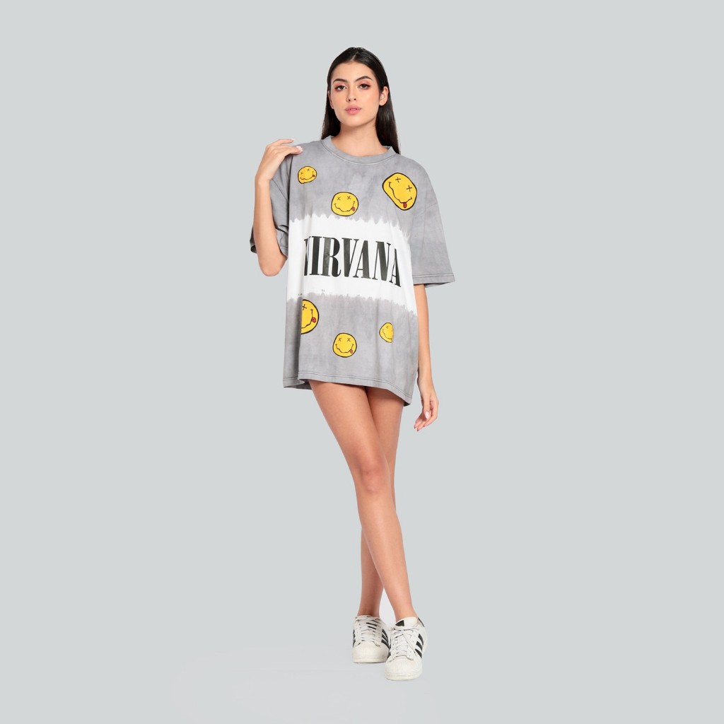 T-SHIRT BAND / NIRVANA / ICON / OVERSIZE / TIE DYE