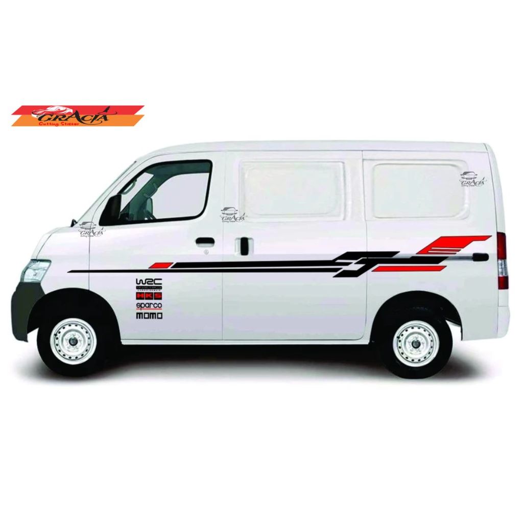 STICKER STIKER  LIST MOBIL GRANDMAX CUTTING STIKER BODY MOBIL GRANDMAX APV TERBARU TERLARIS