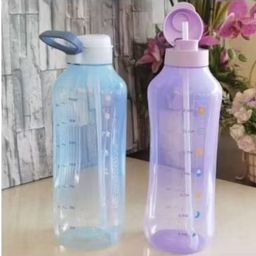 Promo Tupperware Aquavibe 2L biru / ungu botol minum eco bottle besar 2liter plastik tahan lama anti