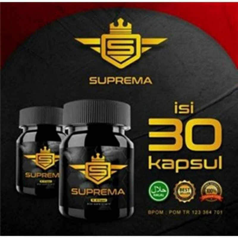 Suprema Original Obat Pembesar Kelamin Vital Kuat Pria Tahan Lama