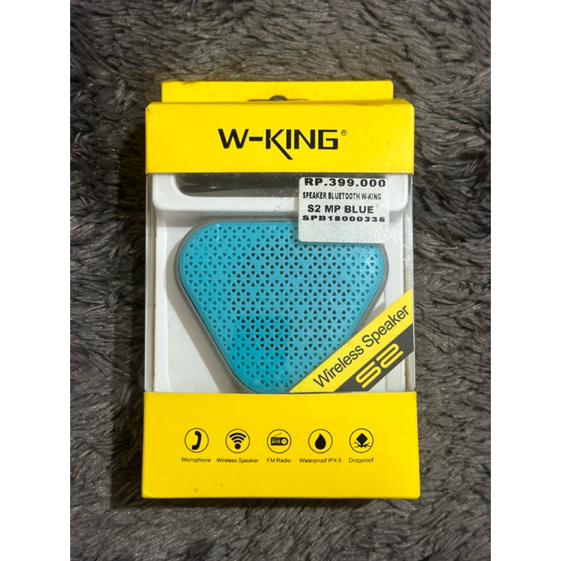 w-king speaker bluetooth NEW (masih dalam box + charger)