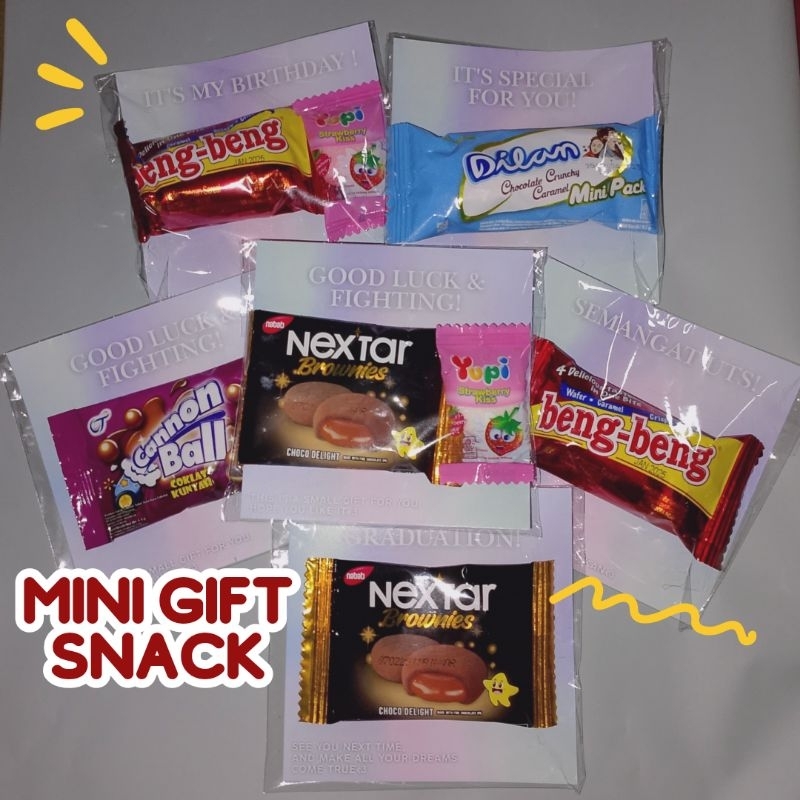 

MINI GIFT SNACK | UKURAN 10×10 CM | SNACK MINI