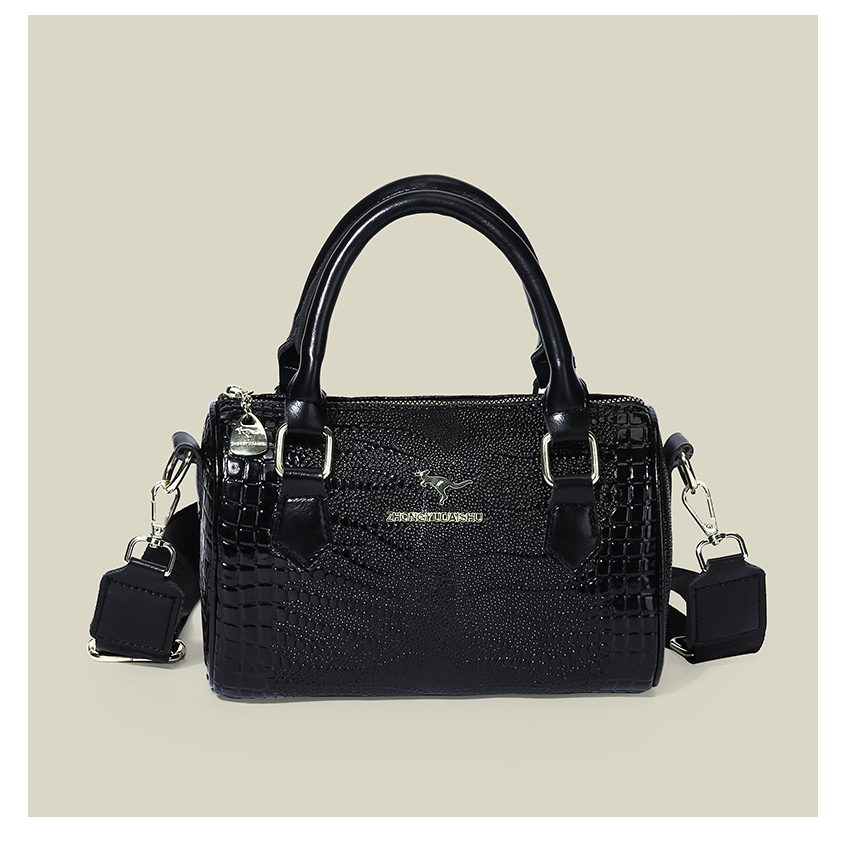 Handbag GD62147 Tas Jinjing Hitam Croco Wanita Elegan Cantik Import