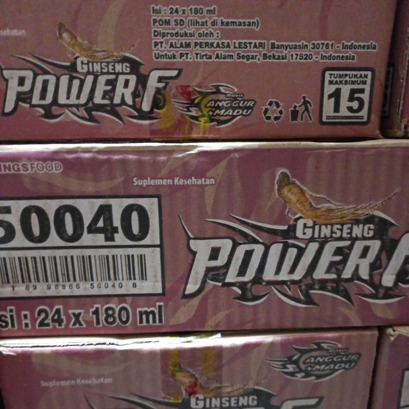 

POWER F DUS (isi 24) KUNING/ UNGU/ MERAH