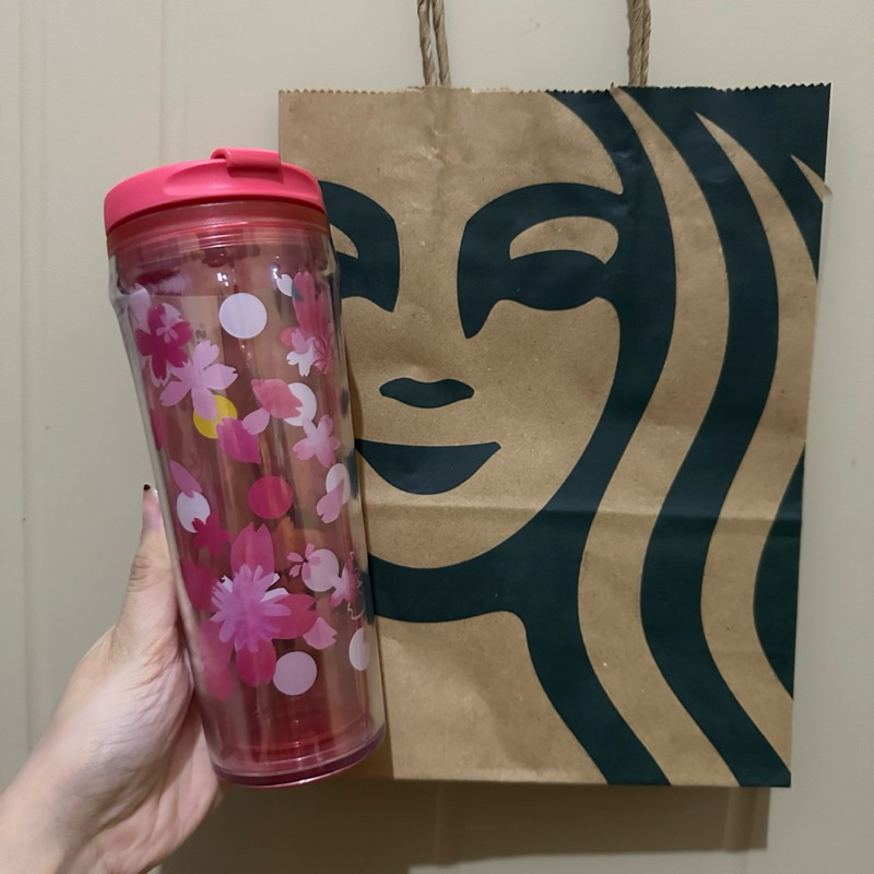 Preloved Tumbler Starbucks Japan Sakura Pink Spring 2018 Edition Original Starbucks