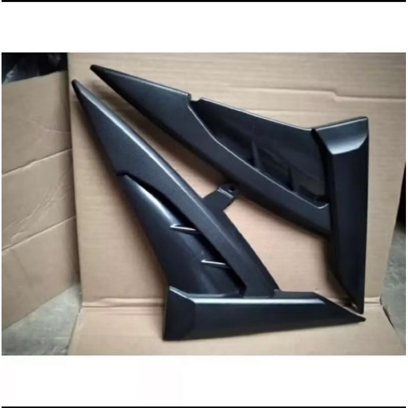 Cover Box Tutup Box Aki Samping Vixion Old Hitam Sepasang