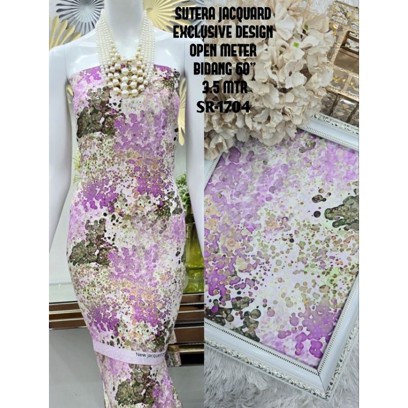 bahan Baju Jaguard Malaysia motif Abstrak
