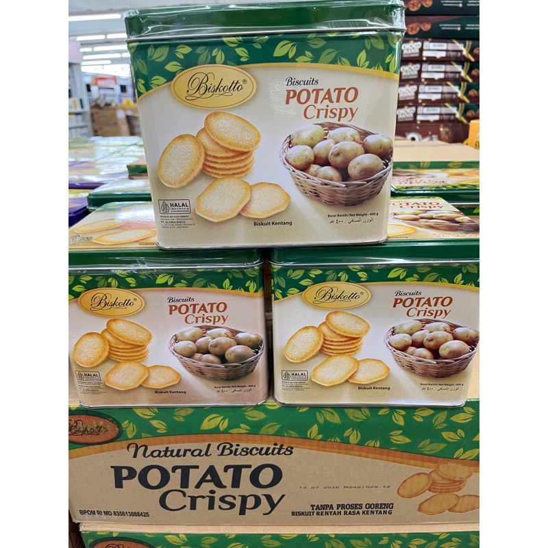 

Biskota Biscuit potato Crispy 400gram