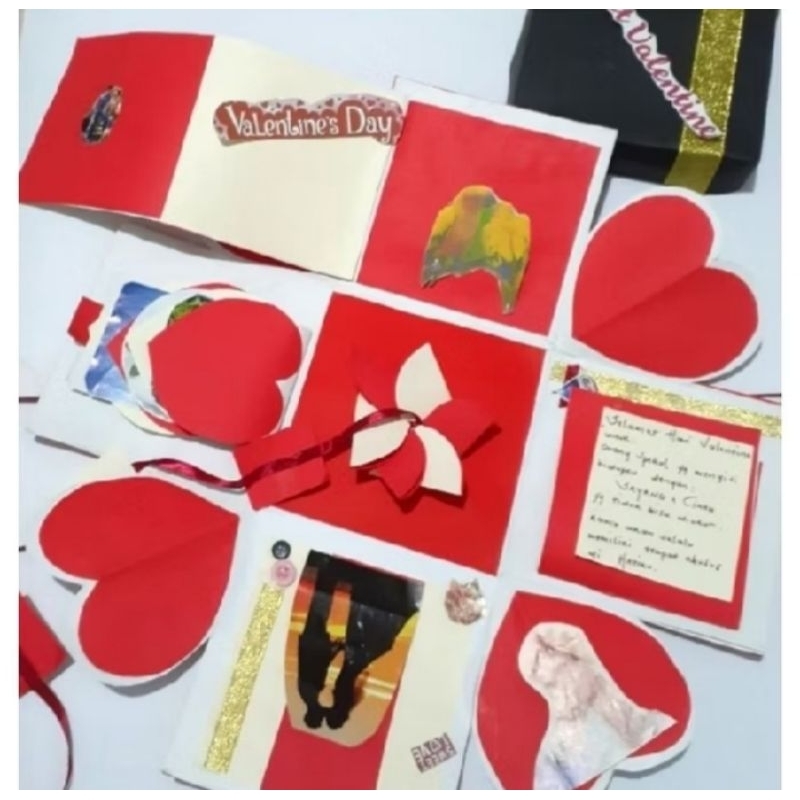 

Explosion Box Foto Kado Hari Kasih Sayang Hadiah Valentine Gift