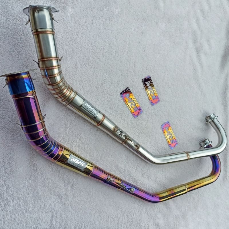 LEHER VIXION PNP SLINCER SATRIA FU CKD BUAT SILINCER CBU ORIGINAL MRS RACING EXHAUST mafia jhoe cat 
