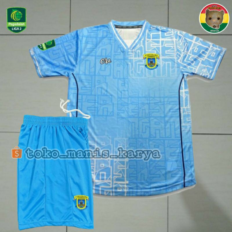 SETELAN DEWASA PERSERANG SERANG HOME 2024 / 2025 LIGA 2 PEGADAIAN PRINTING JERSEY CELANA LOKAL