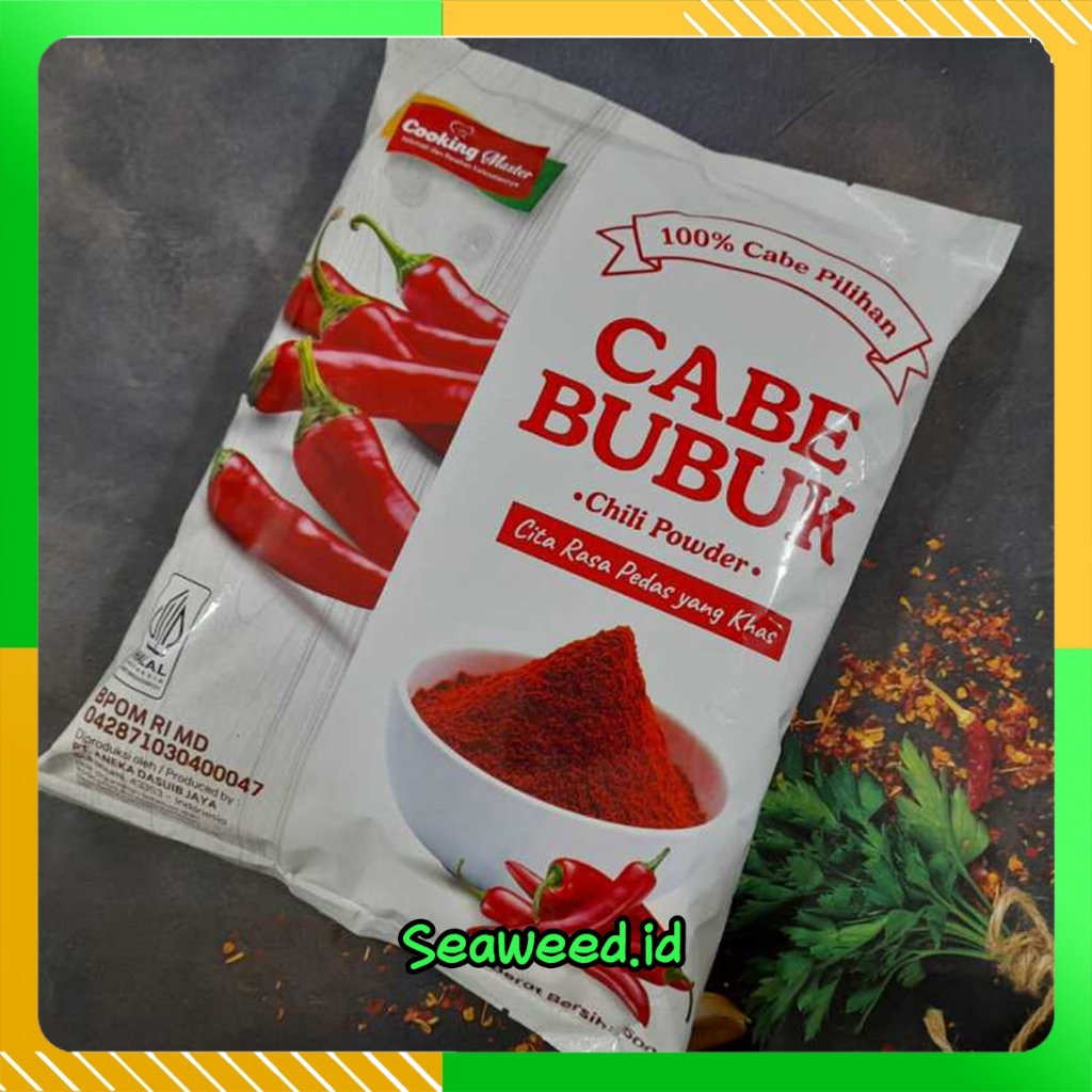 

Cooking Master Cabe Bubuk / Bubuk Cabai / Chilli Powder / Kemasan 500g Java