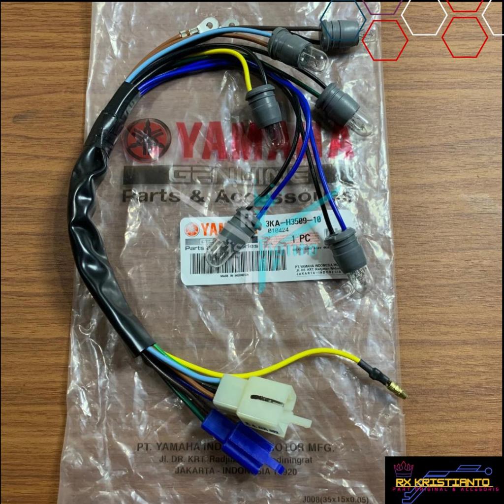 SOKET KABEL SPEDOMETER SPIDOMETER BULAT ASSY PLUS BOHLAM ORI RXKING RX KING NEW ORIGINAL