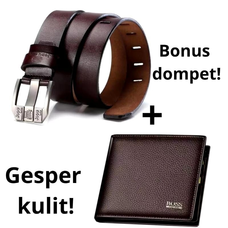 TERLARIS JEEP KULIT sapi asli dengan FREE DOMPET