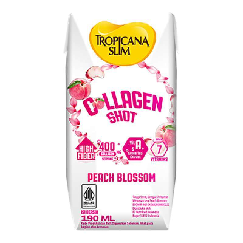 

Tropicana slim collagen shot peach blossom 190 ml