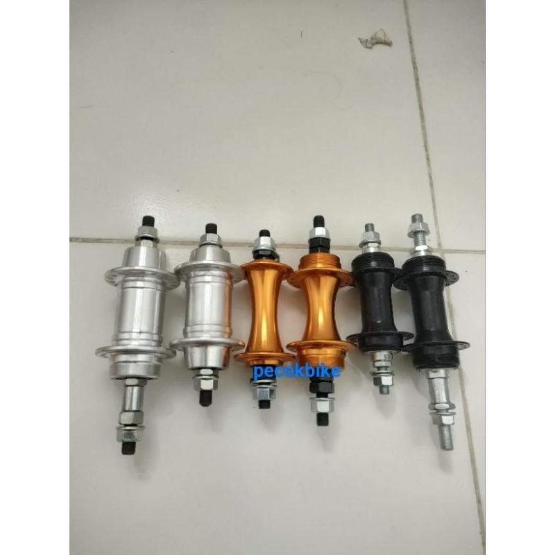 hub BMX fixie lubang 36 hole hub scorpion silver