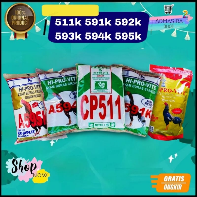 Hiprovite CP 511 591 592 Pakan Ayam 591k 592k 594k Pakan Ayam Bangkok Pur Ayam