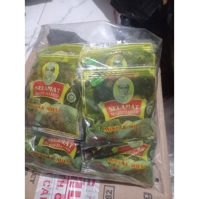 

Bumbu Minyak Mieso Bakso Selamat Majid Hamid 1 pak Isi 20 sachet