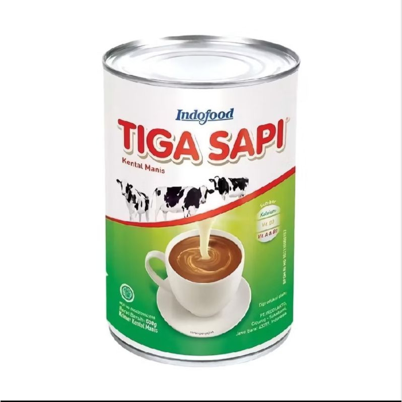 

Indofood susu Tiga Sapi Kental Manis 490gram