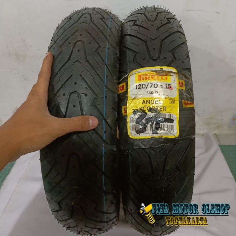 Ban Depan Xmax Tmax Pirelli Angel Scooter 120/70 ring 15 Ban Pirelli 120/70 ring 15 Angel Scooter