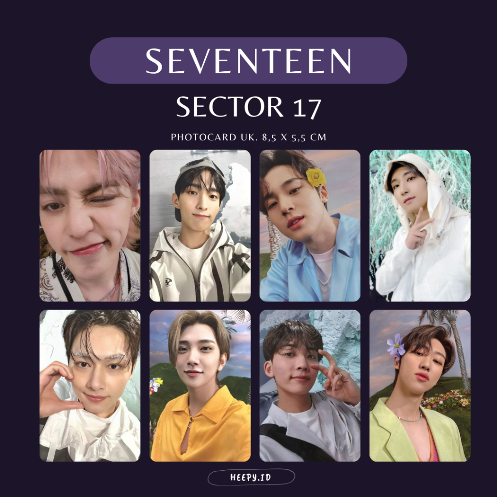 [SVT] UNOFFICIAL PHOTOCARD SEVENTEEN SECTOR 17