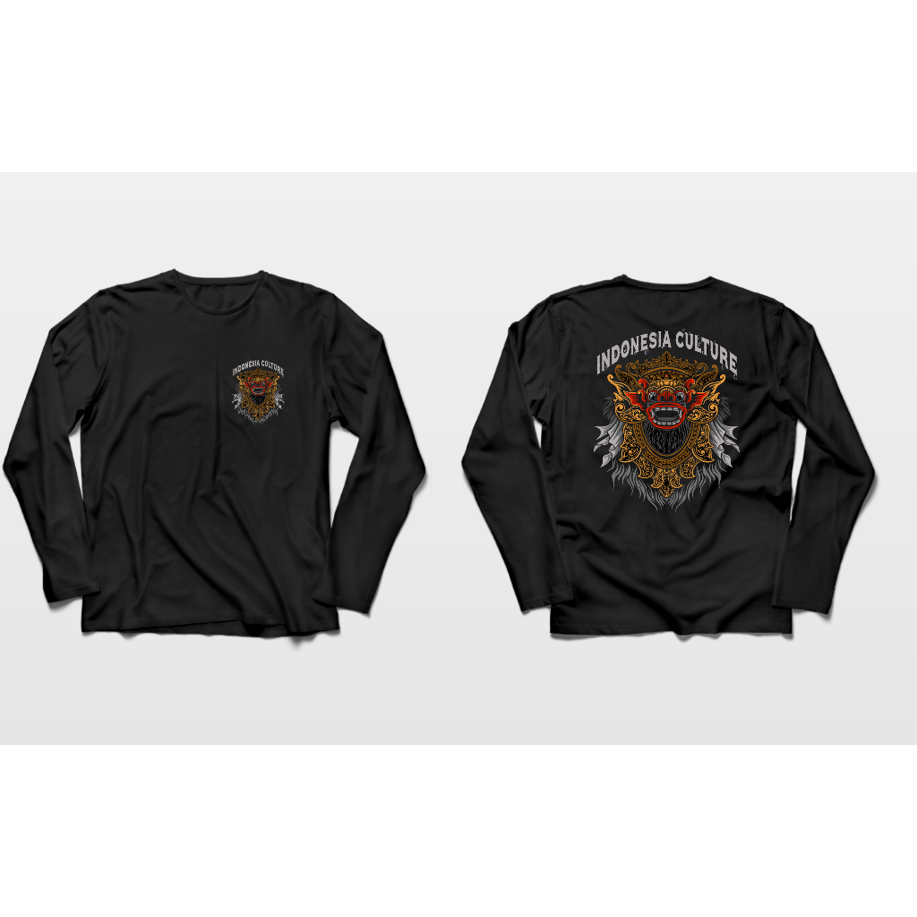 KAOS LENGAN PANJANG DISTRO BARONG BALI BIG SIZE JUMBO