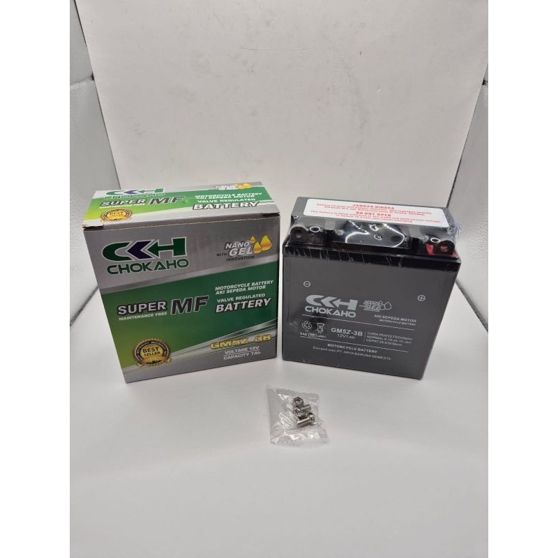 Aki Full Kering Nano GM5Z-3B 12V 7Ah