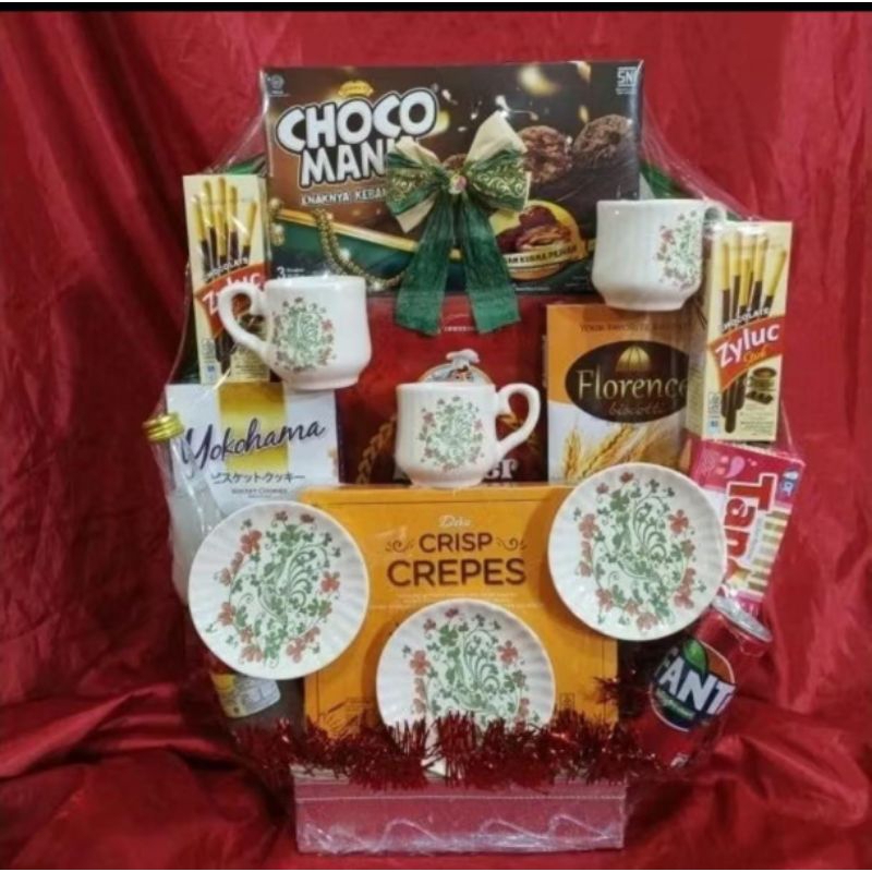 

parcel snack mix teaset - hampers Idul fitri/natal/imlek 2025