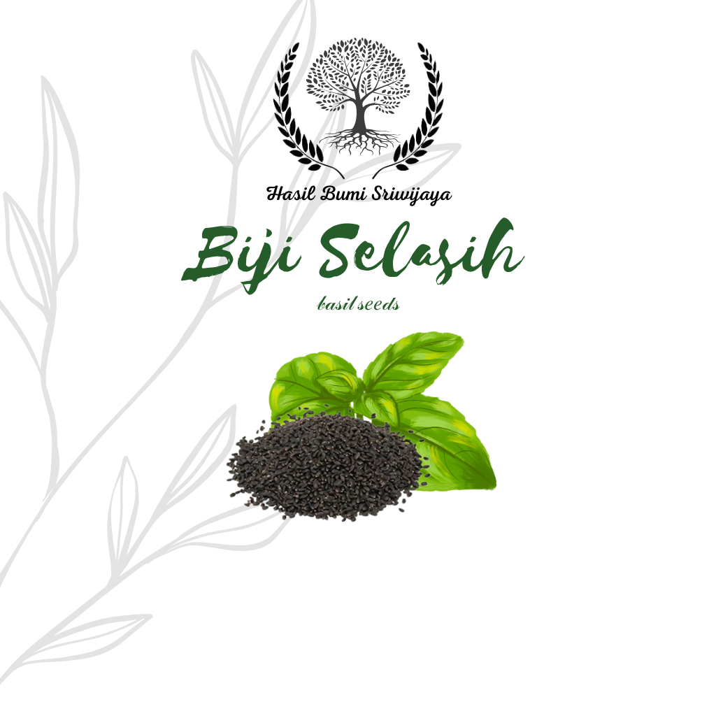 

Biji Selasih / Basil Seeds [Premium] | 100 gr Grade A
