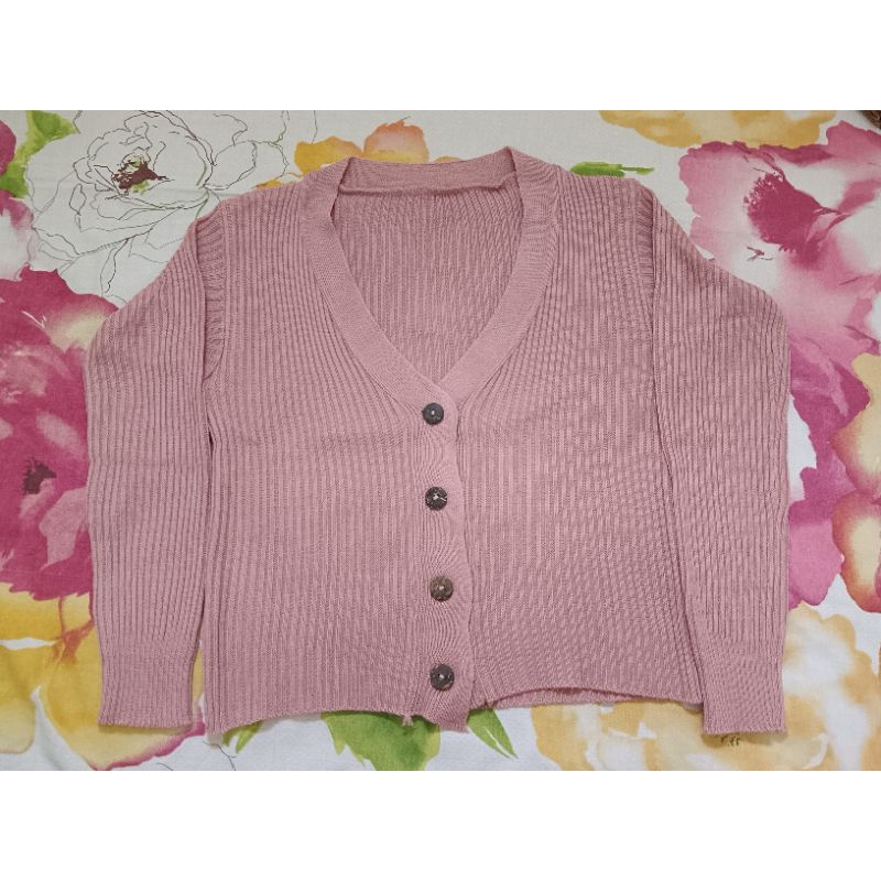 (Preloved) Cardigan Pink