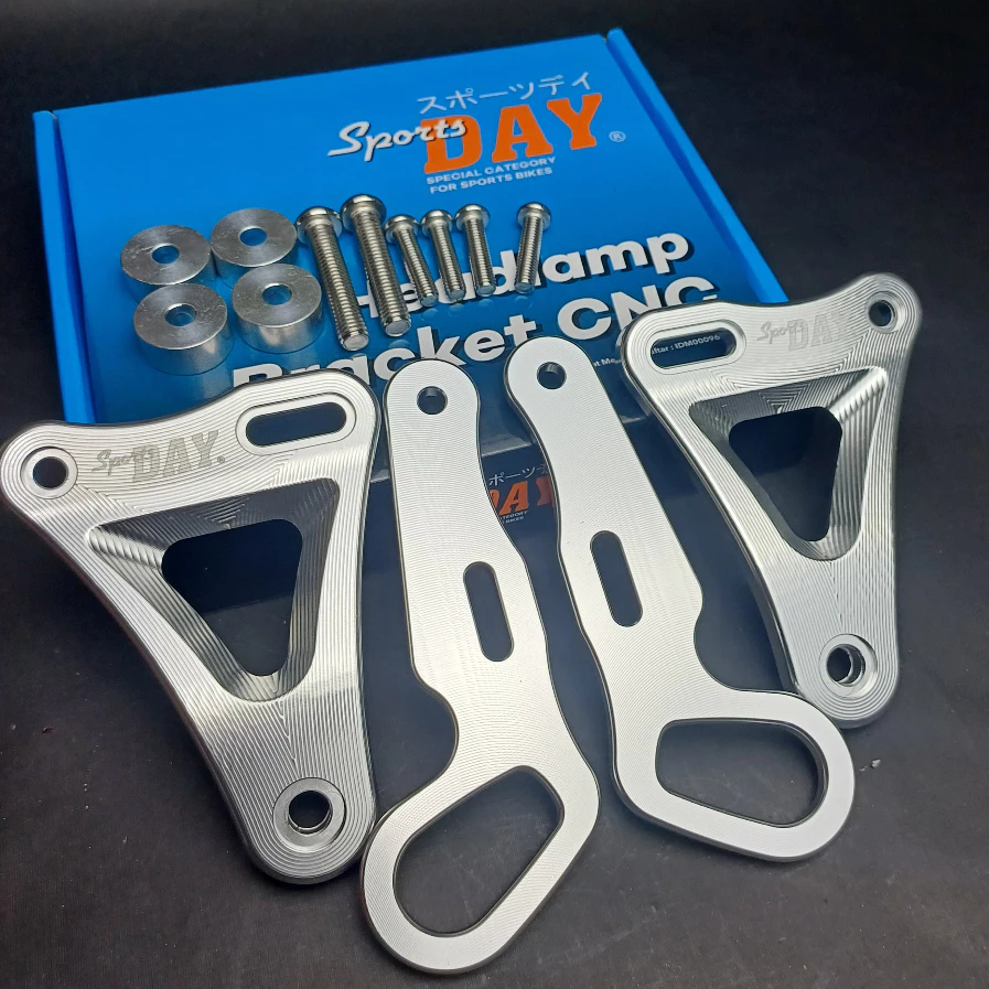 KUPINGAN LAMPU NINJA SS CNC BRACKET BREKET LAMPU NINJA SS CNC
