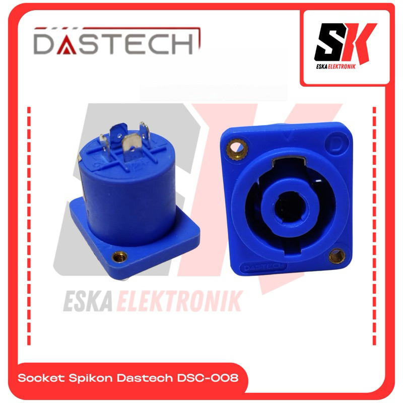 Soket Spikon Dastech DSC 008 spicon Speak On Socket Speaker Original