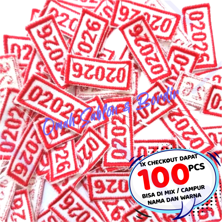 Bet gudep pramuka isi 100 pcs - Bet Bordir GUDEP - Gudep putra Gudep putri - bordir gudep - gudep pr