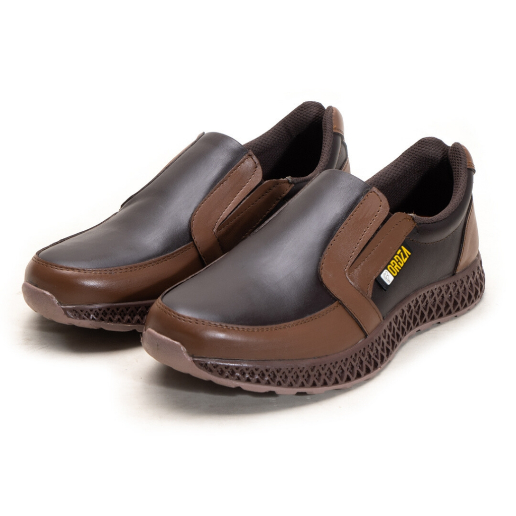 Sepatu Slip On Casual Pria Leather Full Grain Northon Bulls DX804