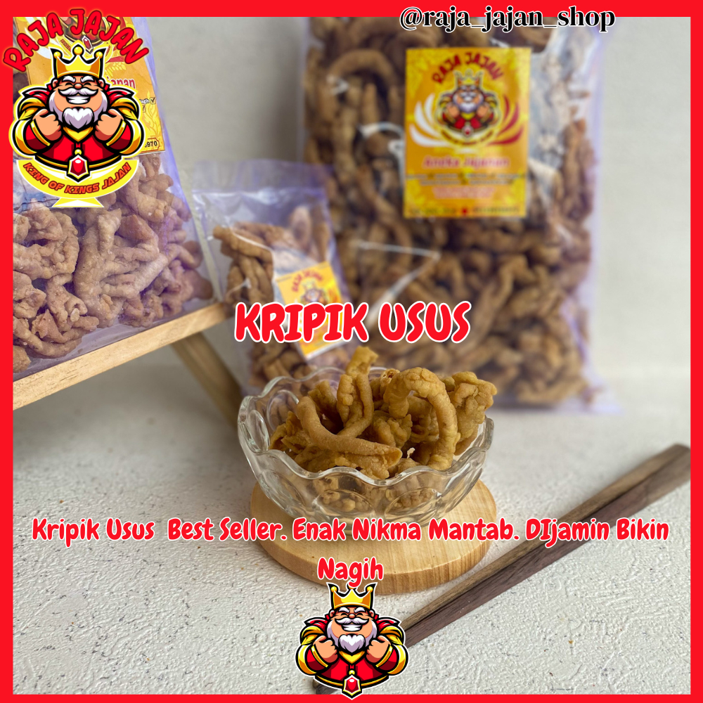 

Kripik Usus Renyah Gurih - Camilan Lezat 250gr/500gr