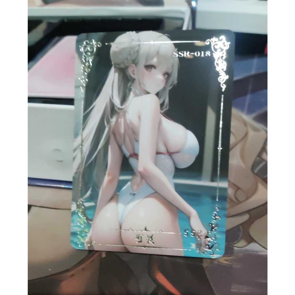 ssr formidable azur lane shankar waifu card ccg
