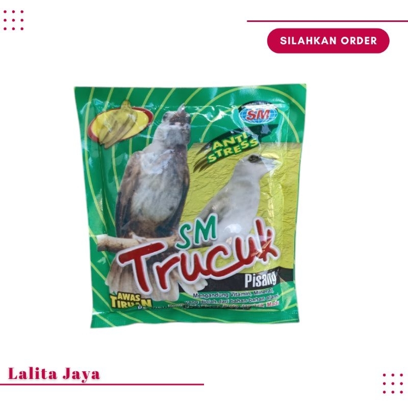 SM TRUCUK PUR VOER PAKAN BURUNG TRUCUK KUTILANG l