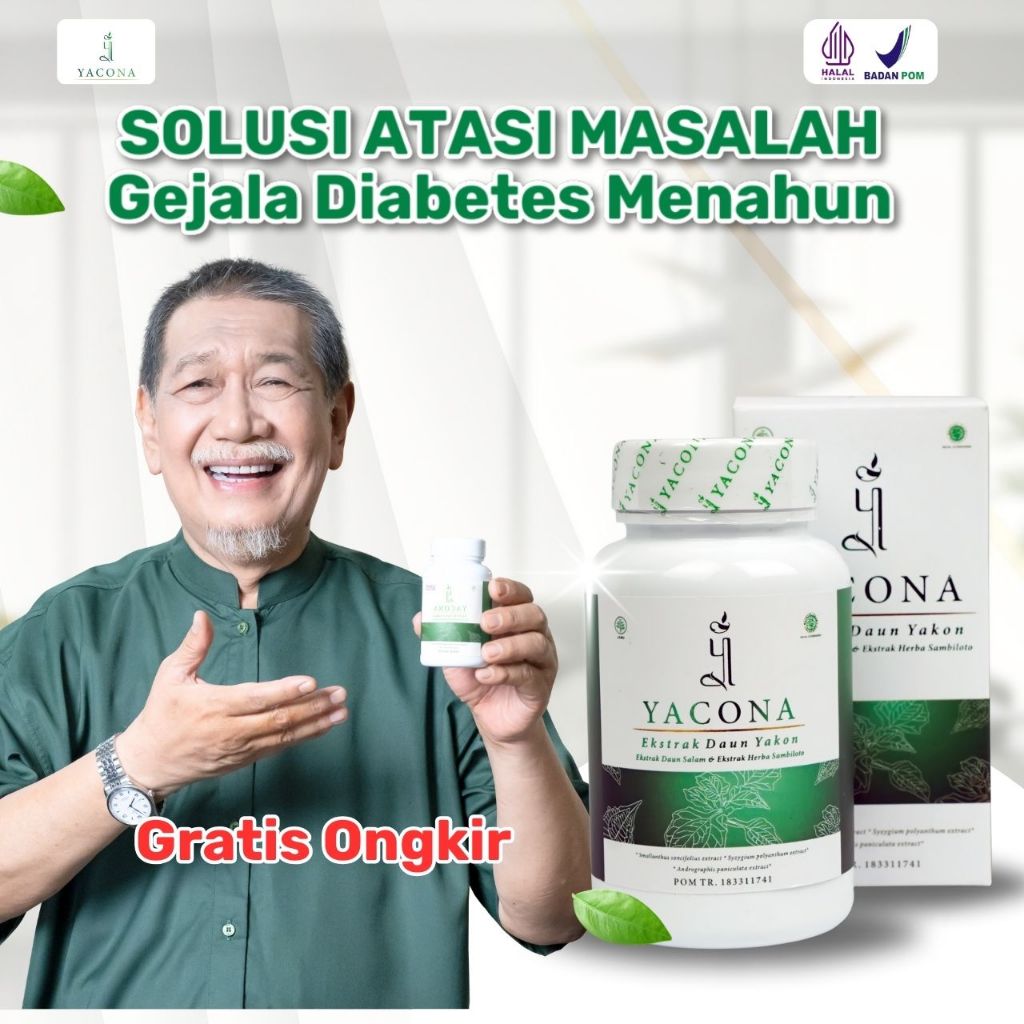 Yacona Herbal Ampuh Atasi Gejala Diabetes