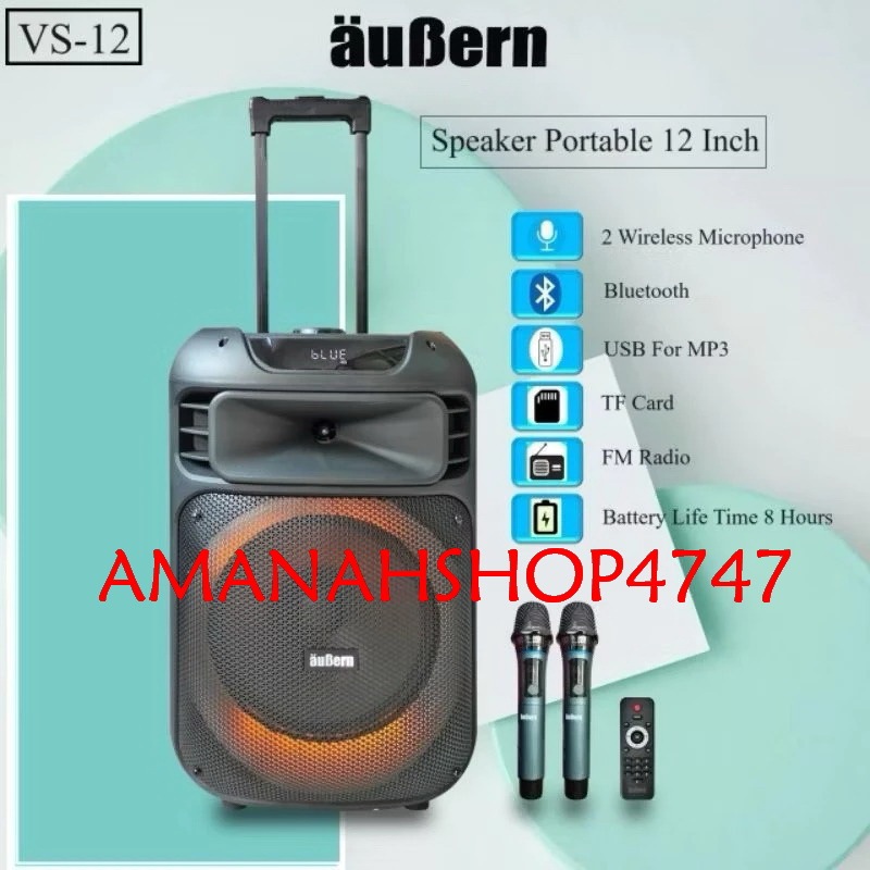 Aubern Professional Portable Speaker System VS12 / VS 12 / VS-12  Original Aubern