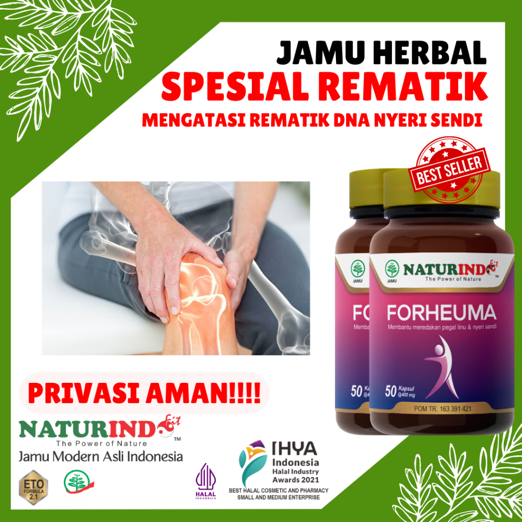 Obat Rematik Nyeri Sendi Alami Forheuma Naturindo